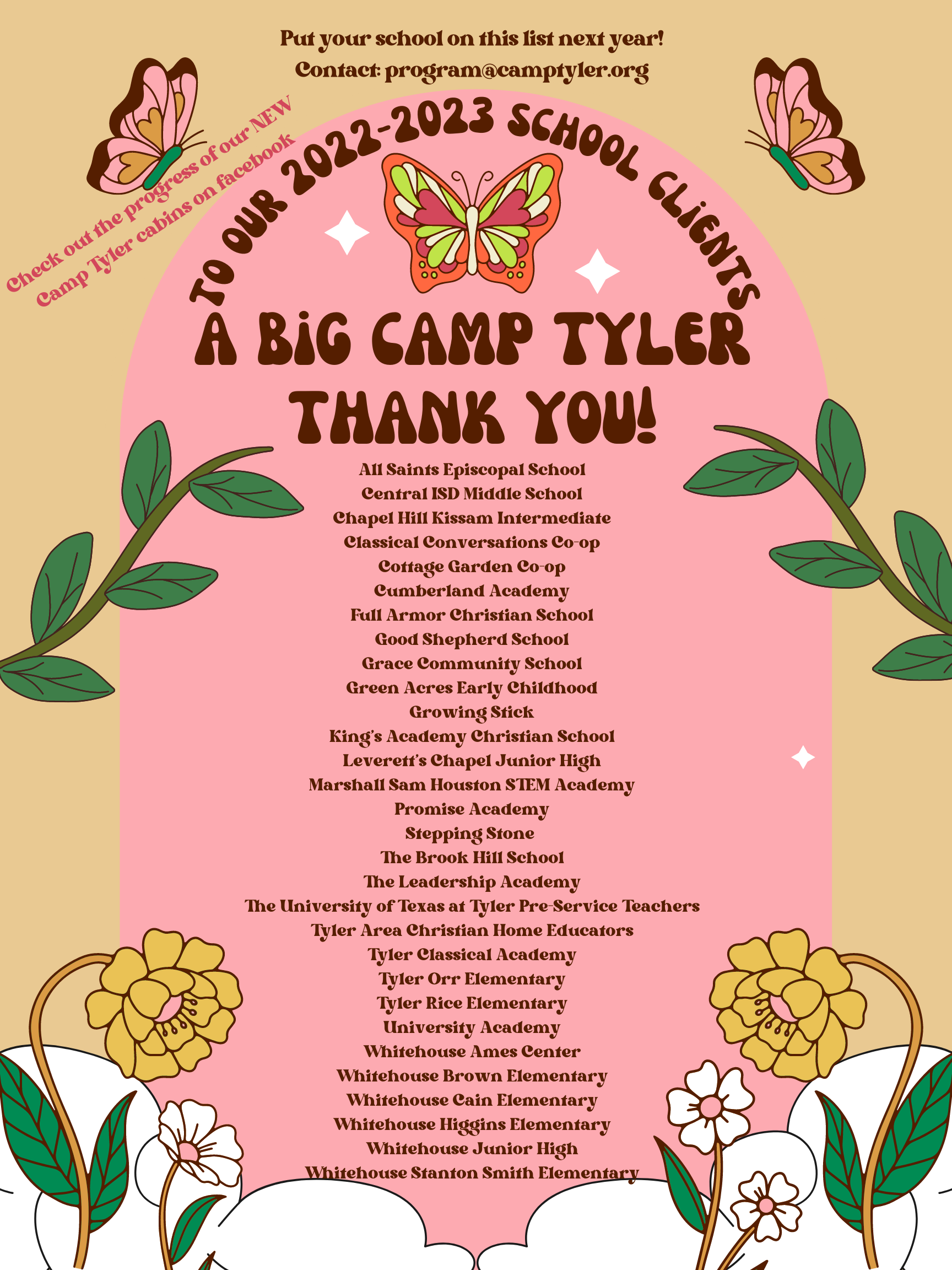 a big camp tyler thank you!