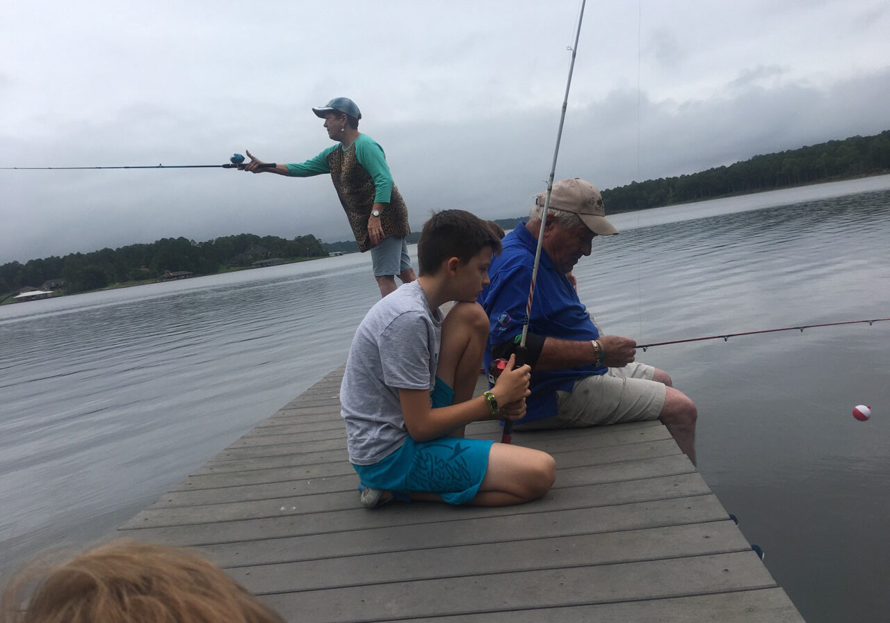 Cashion family fishing